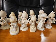 Vintage Precious Moments Figurine Lot Of 10 picture