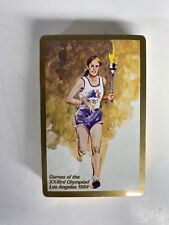 1984 Los Angeles Olympics Playing Cards New in Package Sealed Runner Torch picture