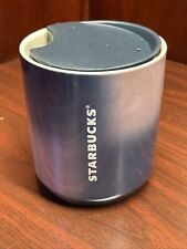 Starbucks 2021 Ceramic Travel Mug Purple & Blue W/Lid 8 Oz. picture