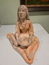 Swirl Pottery Native American Woman w Pottery Statue Fig. 11