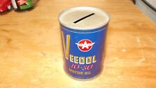 Vintage- Original 1950's VEEDOL (Flying A) Mini Motor Oil Can Bank picture