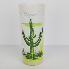 Vintage Blakely Oil & Gas Arizona Laguaro Cactus Tall Frosted Tom Collins Glass picture