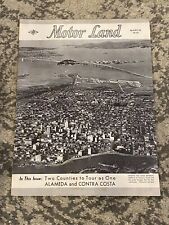Motor land magazine March 1939 treasure Island exposition fair picture