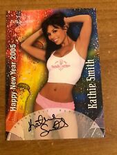 Benchwarmer 2004 Kathie Smith, Happy New Year 2005, Autographed, Card picture