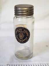 TOC RARE Keystone Candy Co York PA Chocolate Straws BOTTLE with bubble glass picture