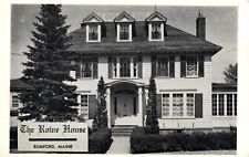 The Rowe House 250 Penobscot Street Rumford Maine Exterior View Vintage Postcard picture