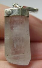 #8 Afghanistan 24.90ct 100% Natural Pink Kunzite Crystal Pendant 4.95g 24.00mm picture