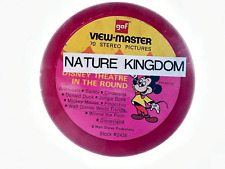 GAF VIEW-MASTER 6 REEL  NATURE KINGDOM GIFT PAK WITH PLASTIC STORAGE CONTAINER picture
