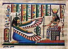 Handmade Egyptian papyrus-The winged Maat-8x12” picture