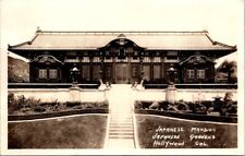RPPC Hollywood,CA California,Japanese Gardens, Mansion picture