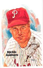 Richie Ashburn 1980 Perez-Steele Baseball Hall of Fame Limited Edition Postcard picture