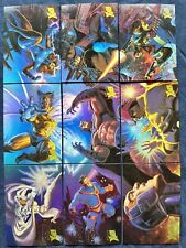 1996 Fleer Ultra X-MEN WOLVERINE HOLOFLASH PUZZLE 9 Complete Card Set Marvel NM picture