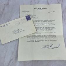 1953 Office of the Postmaster Atlantic City NJ Letter Postal Cover Ai5-PCL picture
