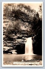 K2/ Logan Ohio RPPC Postcard c40s Hocking Hills State Park Old Mans Cave 106 picture