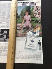 1953 Herbert Tarryton Cigarettes Ad Clipping Original Vintage Magazine Print picture