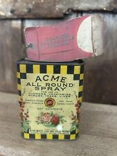 Antique VTG Acme All Round  Cans, w Lid, Flowers, Gardening RARE ONE picture