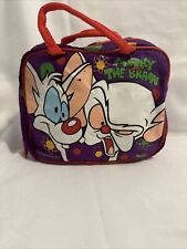 Vintage 1996 Pinky & The brain Aladdin Lunchbox Bag Set picture
