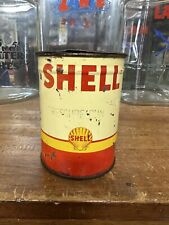 VINTAGE SHELL GREASE CAN OIL SIGN STANDARD SINCLAIR ESSO MOBIL PENNZOIL RPM STP picture
