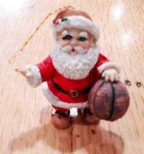 Vintage Hallmark Ornaments - Santa Playing Sports -  4 Ornaments picture