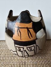 Papago Tohono O'odham Pottery Friendship Vase Signed T.O. Angea Native American picture