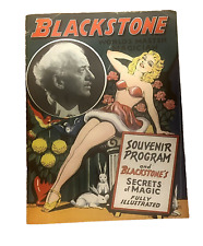 Blackstone World's Master Magician Souvenir Program 1930's picture