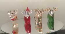 Swarovski Crystal Lovlots 4 Mini MO COWS- Mint Condition Lot - take a look picture