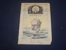 1867 MAY 19 LA LUNE NEWSPAPER - VICTOR HUGO, PAR GILL - FRENCH - FR 3706 picture