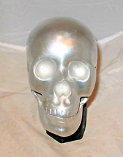 CAST ALUMINUM SKULL ... AWESOME NOVELTY DISPLAY picture