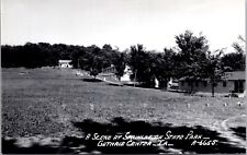 Real Photo Postcard Scene at Springbrook State Park in Guthrie Center, Iowa picture