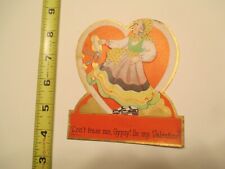 Vintage Valentine Don't tease me Gypsy A186 picture