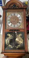 Vintage Antique Carillon 31 Day Hanging Wall Clock Great Condition Fast Ship picture