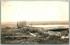 RPPC Ed Howley House after Tornado Antler North Dakota Aug 20 1911 Postcard F16 picture