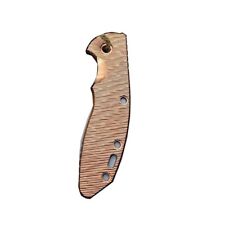 1 Pc Red Copper Handle Scale for Rick Hinderer XM18 3.5”Reduced Weight Version picture