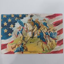 Vintage postcard divided back Washington at the battle of Princeton picture