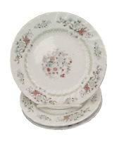 3 RARE H 9 Fine China 中國鮮紅 with Peacocks Seal, Salad or Bread & Butter Plate 7