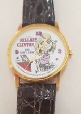 Vintage 1993 Hillary Clinton First Lady Political Character Wristwatch Watch NOS picture