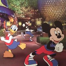 runDisney Marathon Poster Mickey Mouse  Donald Goofy Commemorative 16