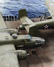 B25s of Doolittle's Raiders Aboard USS Hornet WWII WW2 Colorized #0000 4x6 picture