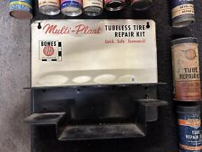 Vintage Bowes Seal Fast Multi-Plast Tubeless Tire Repair Kit Wall Display picture