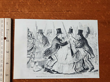 Harper's Weekly 1857 Sketch Print BRIGHAM YOUNG MUSTERING HIS FORCE TO FIGHT picture