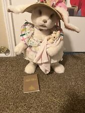 Lasting Endearments/ Lynn West Abigail Bunnycoat Plush Stuffed Toy Rabbit picture