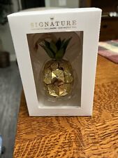 Hallmark Signature- Metal- Pineapple- Ornament - NIB*** picture