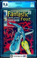 FANTASTIC FOUR 72 CGC 9.6 WHITE PAGES 3/68 💎 TOP #1 SILVER SURFER COVER picture