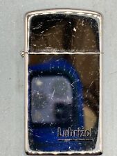 Vintage 1978 Lubrizol Advertising Chrome Slim Zippo Lighter picture