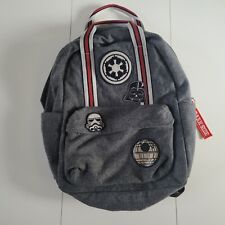 RARE Bioworld Star Wars Imperial Top Handle Backpack RETIRED Dark Side Grey Wool picture