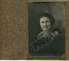 Antique Photo In Folder - RILEY Family Lady (Gladys, 1923) Age 16 Years picture