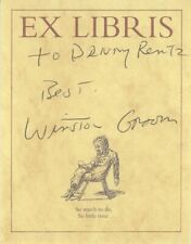 Winston Groom- Signed Bookplate (Wrote Forrest Gump) picture