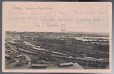 ANTIQUE 1907-1910 PANORAMA VIEW PUNTO FRANCO TRIESTE ITALY POSTCARD picture