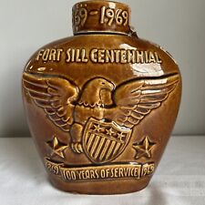 Fort Sill, Ok Centennial 1/5 Straight Bourbon Whiskey Commemorative Decanter picture