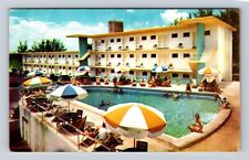 Hollywood FL-Florida, The Holiday Beach Hotel Advertising, Vintage Postcard picture